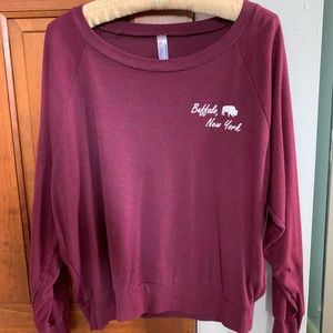 Buffalo, NY, Maroon Long Sleeve
